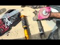 PBM TRUE REAR COILOVERS & VOODOO BUCKET DELETE TOE ARMS ON MY 370z (NOT A TUTORIAL)