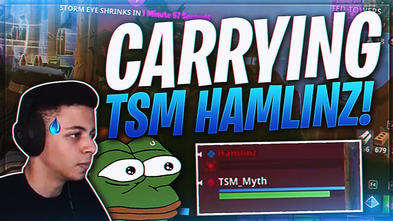 Tsm Myth Carrying Tsm Hamlinz Fortnite Br Full Match Youtube