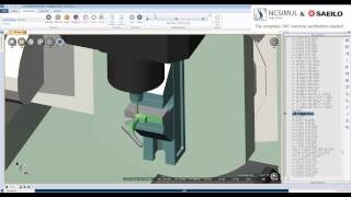 Cimatron NCSIMUL artifical bone video 4 (CAM+Simulation+Machining)