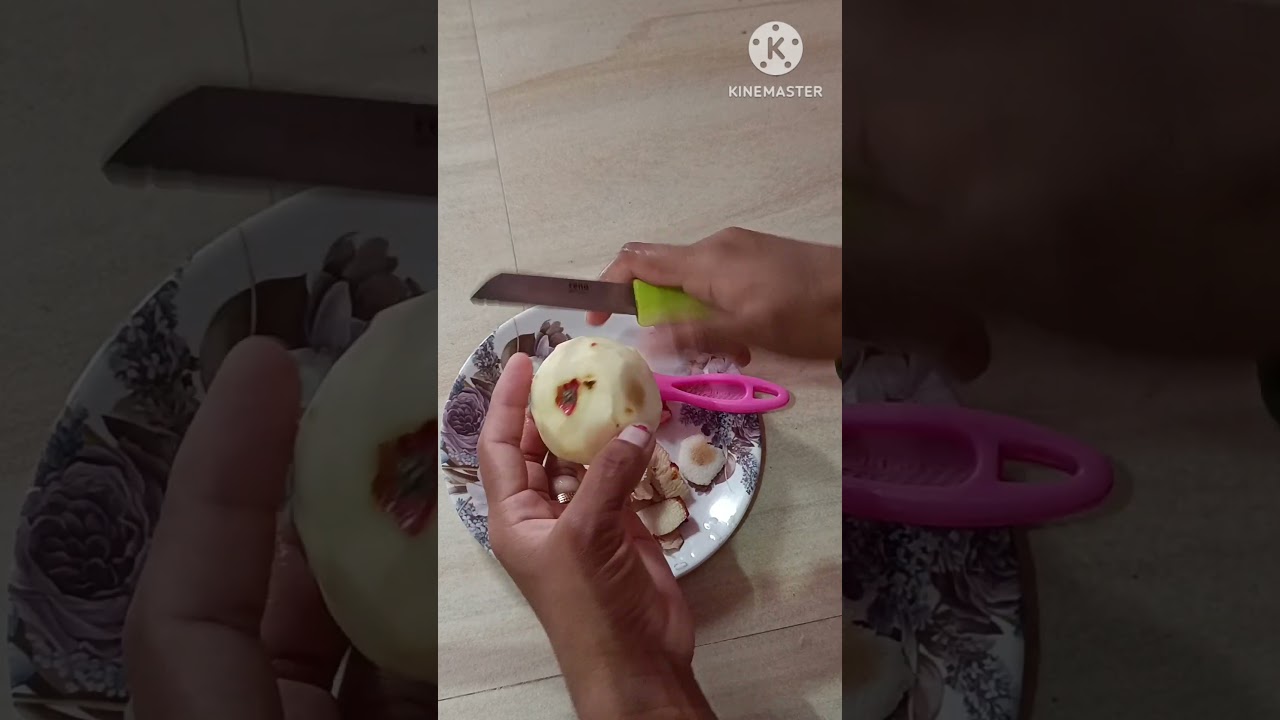apple cutting