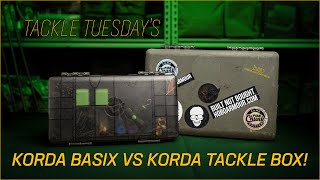 Korda Basix vs Korda Tackle Box Which Carp Fishing Tackle Box is Right for You?