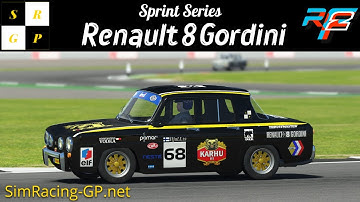 Renault 8 Gordini | Silverstone | Sprint Series | Simracing-GP.net | rFactor 2