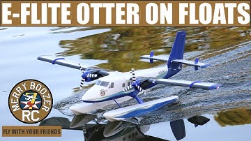 Eflight Twin Otter 1.2m BNF Basic with AS3X and SAFE Flying from Water With My Dad (Papa Dots)