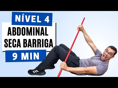 TREINO para SECAR BARRIGA | Nível 4 | Abdominal do Bastão
