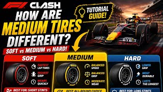 How Are Medium Tires Different in F1 Clash? (Tutorial) Guide F1 clash 