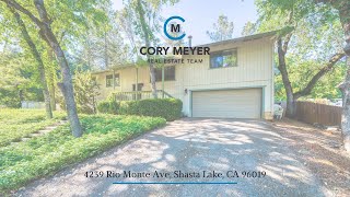 Northern California Real Estate: 4239 Rio Monte Ave, Shasta Lake, CA 96019