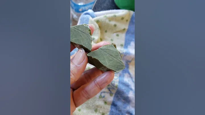 greenstone (epidote and chlorite) pt.2 after the cut