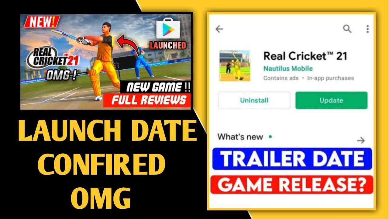 Real Cricket 21 Trailer Released | Real Cricket 21 Release Date | RC 21 Big Update