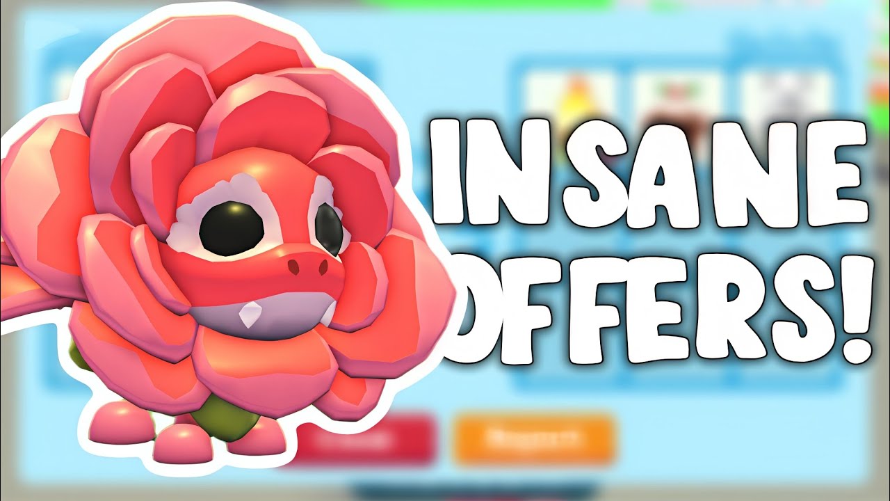 TRADING THE NEW ROSE DRAGONS IN ADOPT ME!