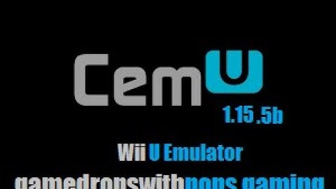 Hot!!! Cemu Nintendo Wii U 1.15.5b Patreon Release Test Fun Run