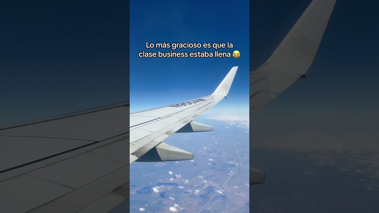 POV: VIAJAS EN UN AVIÓN QUE NO HAY NADIE 