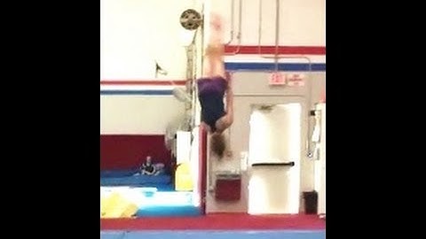 Round Off Back Handspring Layout Tutorial With Coach Meggin! (Professional Gymnastics Coach)