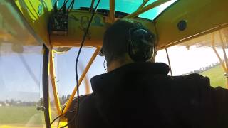 Mi primer vuelo solo Piper PA-11/ My first solo flight Piper PA-11