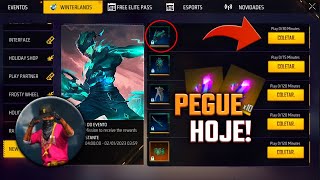PEGUE HOJE FRAGMENTOS DO CUBO GRÁTIS, NOVO EVENTO RUNAS ENCANTADAS - NOVIDADES DO FREE FIRE