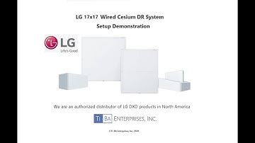 LG DXD: 17x17 Wired DR System Setup
