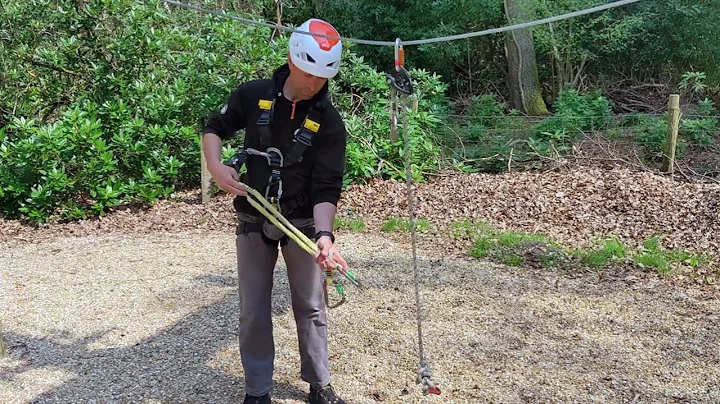 PPE set up for a fall arrest harness