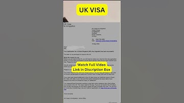 UK VISA II UK visa confirmation email #uk #viral #youtubeshorts #india #ukvisa #vfsglobal