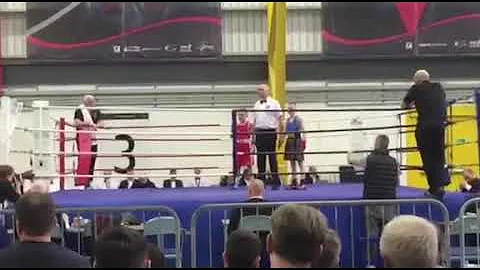 Bradley Lowe winning the Scottish gold