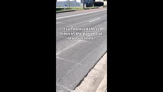 What do these lines in the roads do? 🚦
