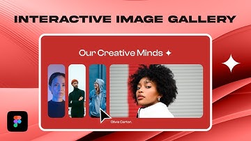 Interactive Image Gallery in Figma – Click to Expand | Figma Tutorial