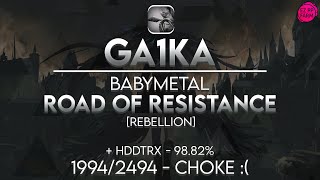 Osurx Ga1Ka Babymetal - Road Of Resistance Rebellion 19942494 98.82% 1013Pp