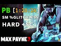 Max Payne 3 Speedrun [Personal best] - Hard Difficulty Glitchless% in ~1:28:24 +SC