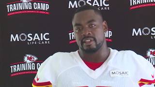 Defensive tackle Chris Jones speaks ahead of Chiefs-Rams preseason game