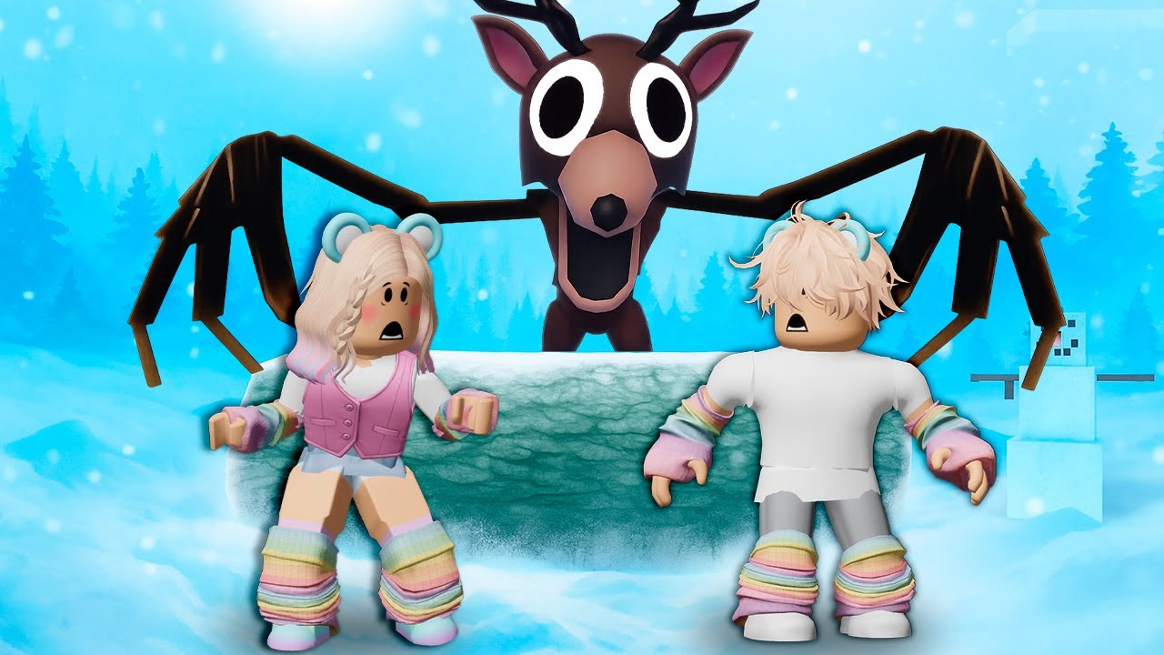 SOBREVIVENDO 99 NOITES NA FLORESTA com MEU IRMÃO - ROBLOX