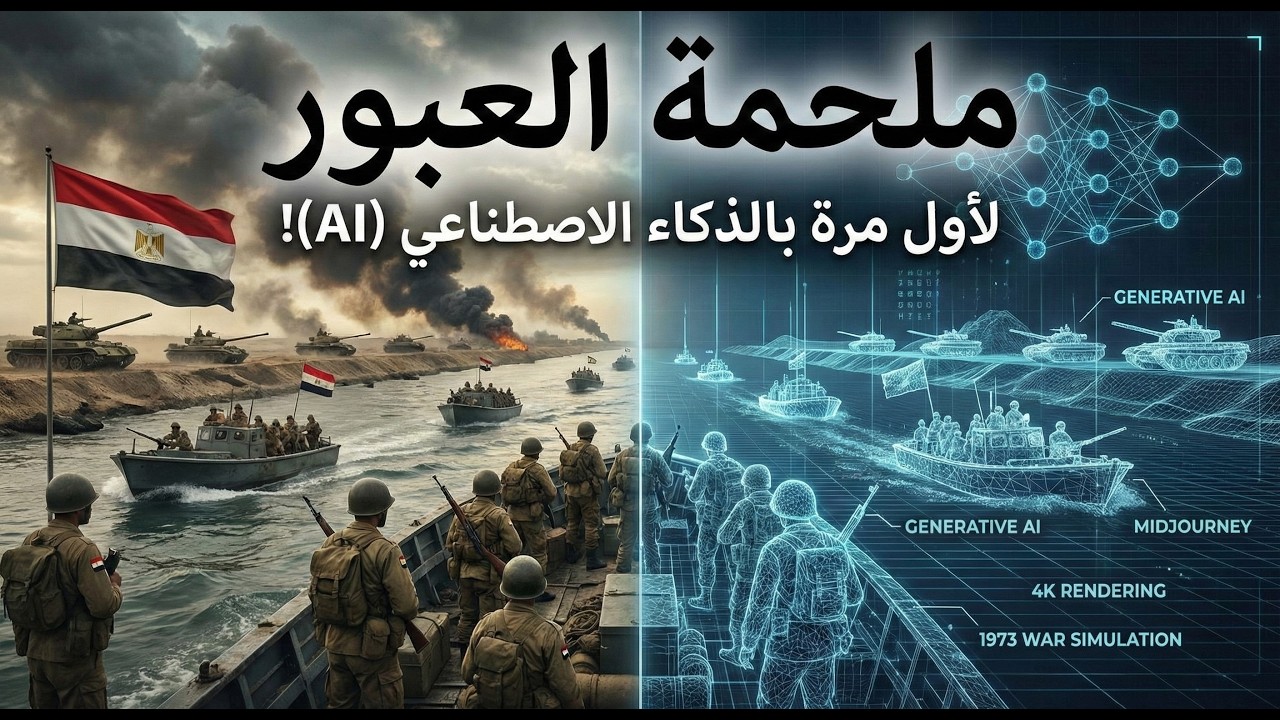 ملحمة العبور 73: محاكاة سينمائية واقعية باستخدام الذكاء الاصطناعي (Generative AI)