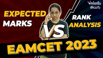 Expected Marks Vs Rank Analysis | EAMCET 2024 | Ramadevi Mam | Vedantu Telugu