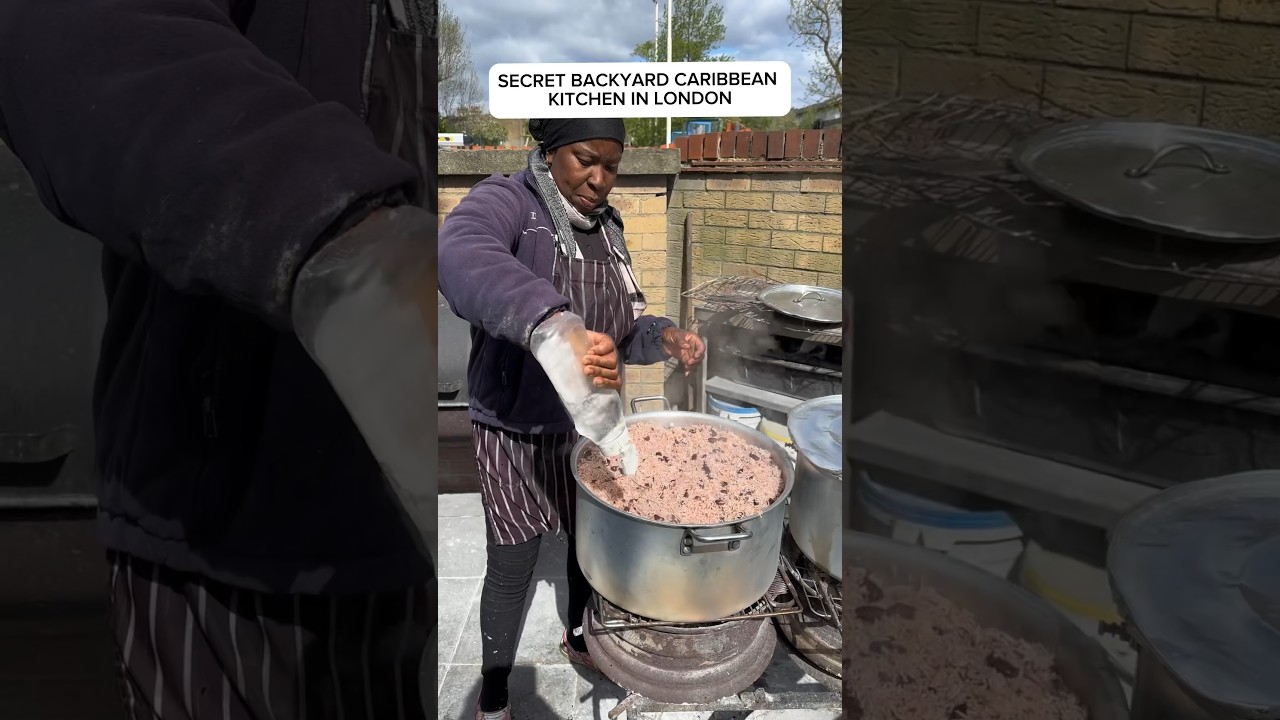 Hidden Backyard Caribbean BBQ in London #foodie #hiddengems #food #london #shorts