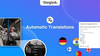 Auto Translation Features in ThingLink