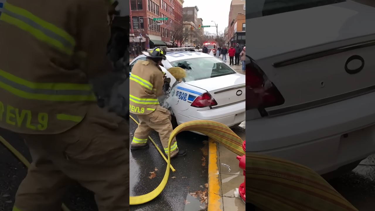 Полицейская машина, перекрывшая пожарный гидрант, была худшей ошибкой 