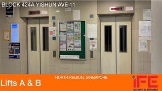 HDB Block 424A Yishun || IFE Elevator