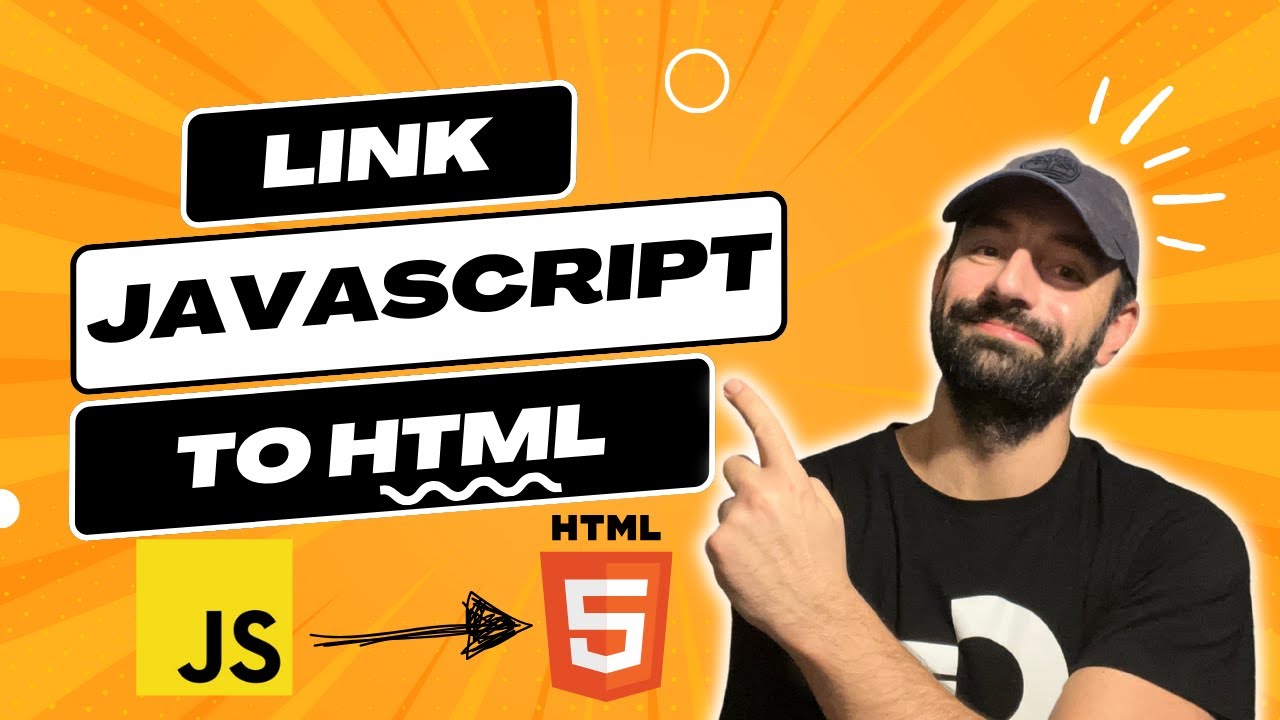 How to link javascript to HTML in Visual Studio Code - YouTube