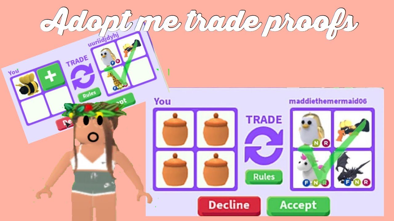 Adopt me trade proofs adopt me - YouTube.