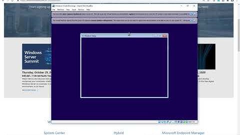 2 Installing Windows 10 as a virtual machine (VM) inside Oracle VirtualBox