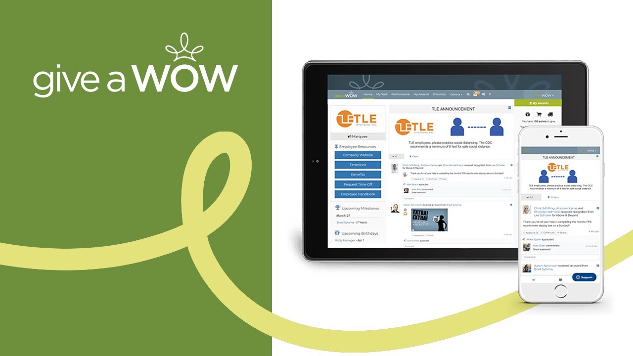 Terryberry's Social Recognition Platform: Give A Wow