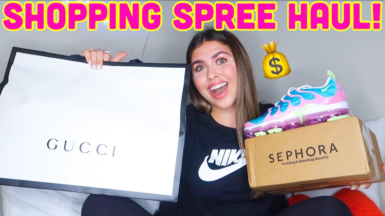 $1000 SHOPPING SPREE HAUL! *SPRING 2020* (GUCCI, NIKE & MORE)