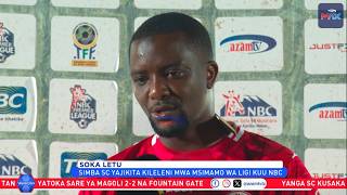 SIMBA SC:Meneja Habari na Mawasiliano wa Simba SC, Ahmed Ally akielezea ushindi wa timu hiyo NBC PL.