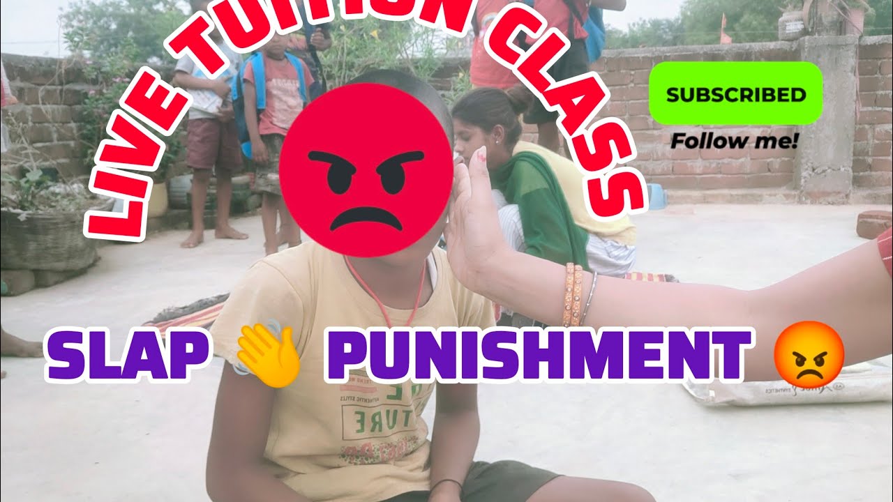 Live Tuition Class | Slap 👋 Punishment I