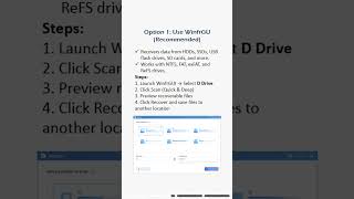 Accidentally formatted your D drive? Don’t panic — your data may still be recoverable #drive