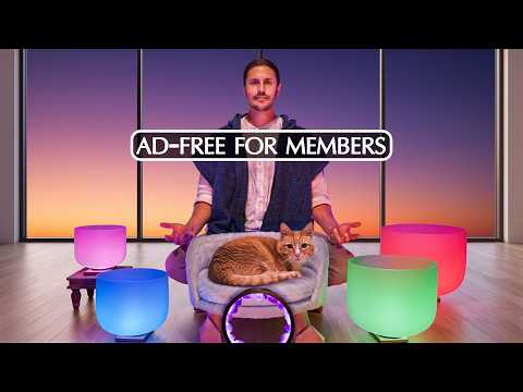 4 Chakra Mind and Body Alignment - Crystal Singing Bowl Sound Bath | AD-FREE FOR MEMBERS