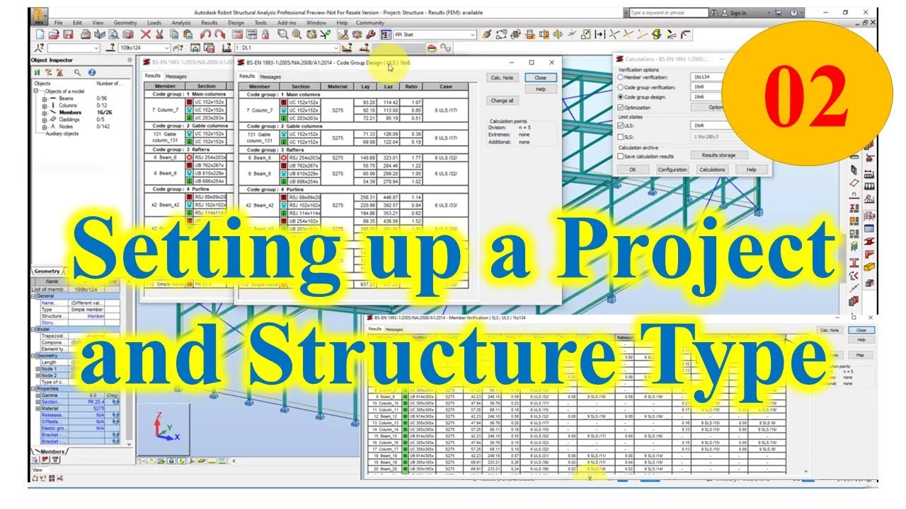 How to Setting up a Project and Structure Type Part02 - YouTube