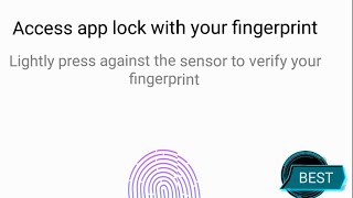 LOCK APPS USING FINGERPRINT ON HUAWEI screenshot 5