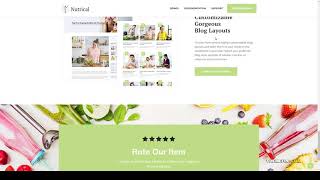 Nutrical - Health and Diet WordPress Theme wellness nutrition Tsubasa