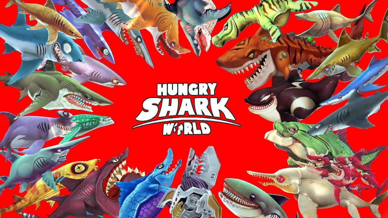 Hungry Shark Evolution - ALL SHARKS UNLOCKED 2019 | Android Gameplay ...