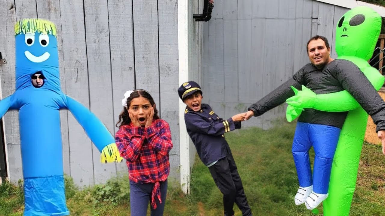 Heidi dan Zidane bermain petak umpet dan menjadi pahlawan super🌟🦸‍♂️ |  Video anak-anak