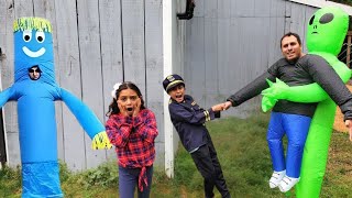 Heidi And Zidane Play Hide And Seek And Become Superheroes  Kids 