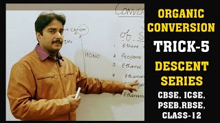 Organic Conversions|Trick-5|Descent Series|Hofmann degradation|Decarboxylation